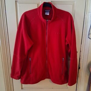 Patagonia Men's Dark Cherry Red Synchilla Fleece Performance Jacket Size Medium